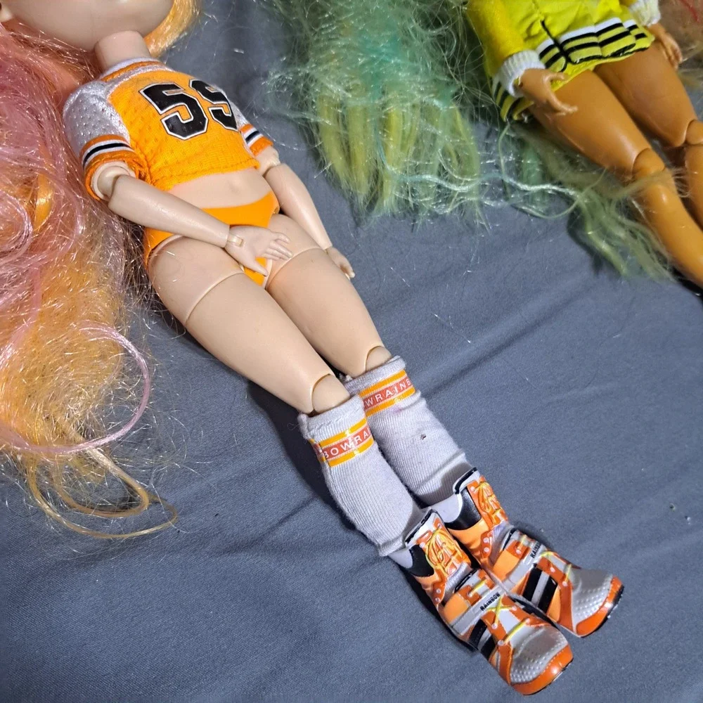 Rainbow High Cheer Fashion Dolls Poppy Rowan‎ Sunny Madison Posable Articulated
